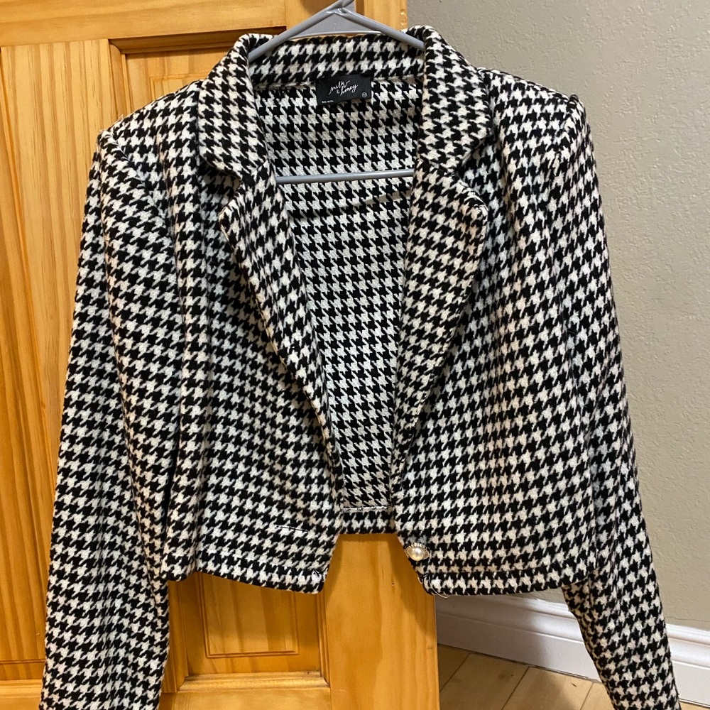 Houndstooth Blazer